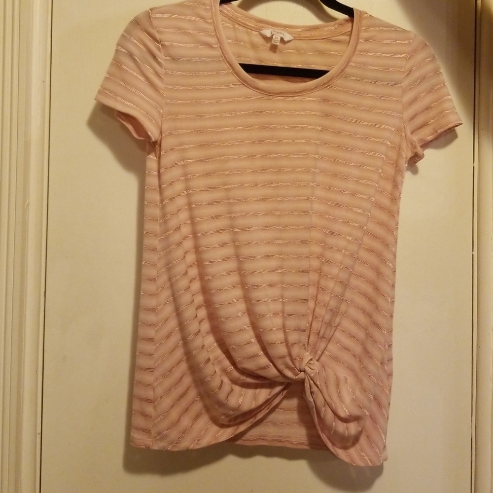 Candie's womens blouse with knot detail